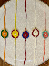 Load image into Gallery viewer, Pearl Crochet Rakhi
