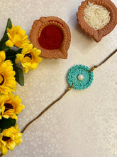 Load image into Gallery viewer, Phulwari Crochet Rakhi
