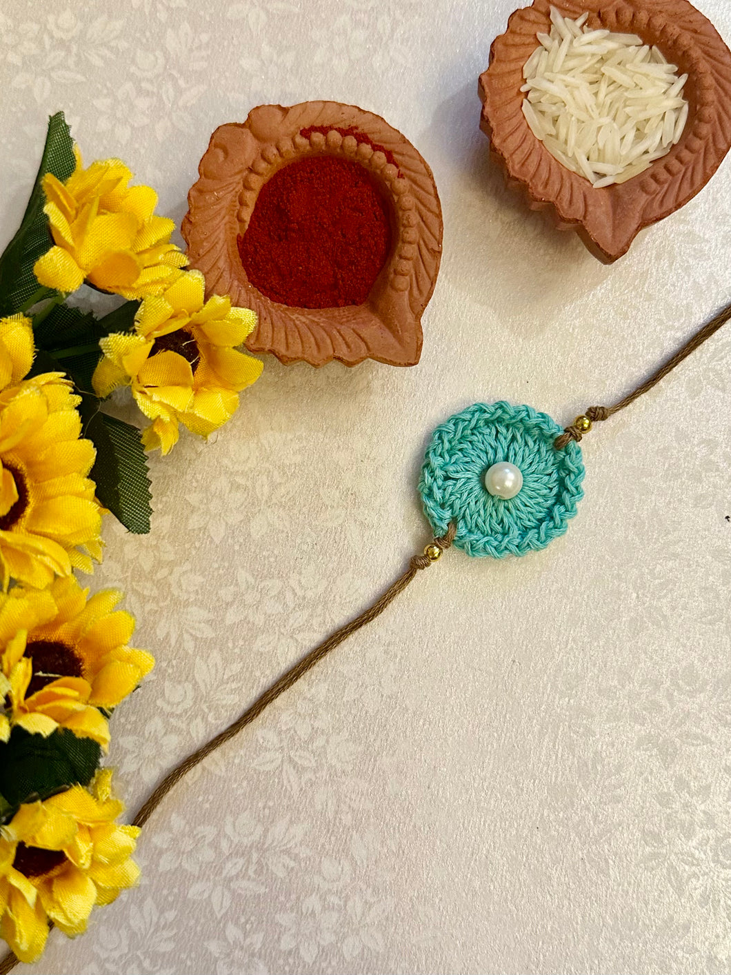 Phulwari Crochet Rakhi